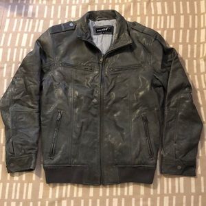 Black Rivet Leather Jacket